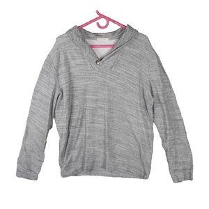 Marine Layer Shawl Neck Sweater Sweatshirt Made in USA Gray Men Sz L EUC